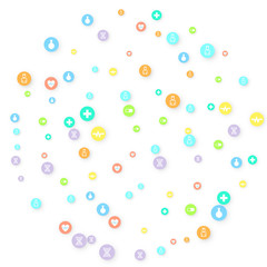 Pharmacy Background. Clinic Backdrop.