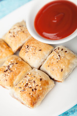 Home made sausage rolls 