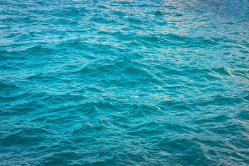 Abstract water background, blue water sea