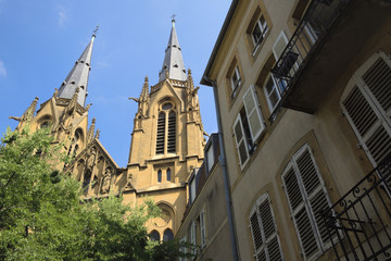 Fototapeta na wymiar Metz - Église Sainte-Ségolène (Segolenakirche), Grand Est, Frankreich, Europa