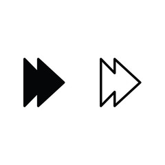 arrow icon.  line design. arrow set for web, site or application design