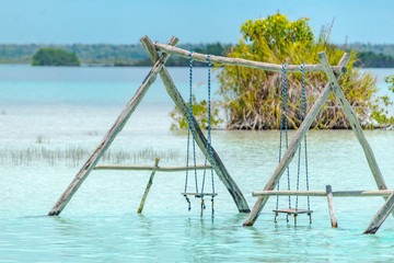 columpio en bacalar 