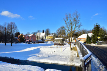 Taubenheim in der Oberlausitz im Winter