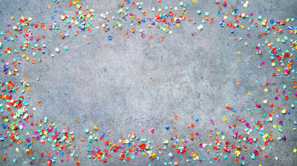 Background with colorful confetti