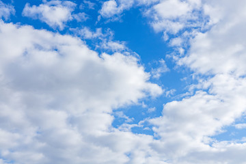 Naklejka premium 綺麗な青空と白い雲