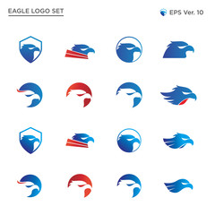 Best Eagle Head Logo Collection Set