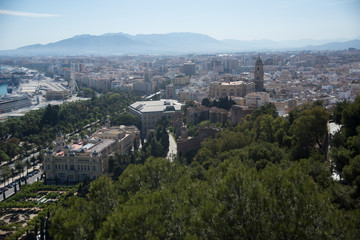 Fototapeta na wymiar Málaga in Andalucía, Spain