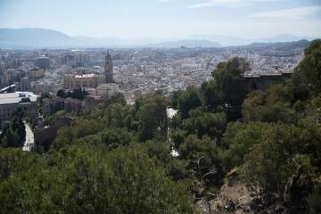 Málaga in Andalucía, Spain