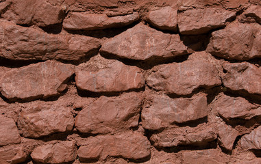  Brown stone wall as background image