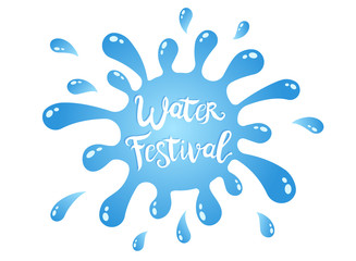 Logo for water festival