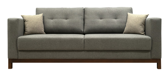 Sofa isolated on white background. Including clipping path