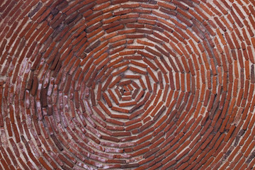 Fototapeta na wymiar Old brick wall. Brick block texture, Outdoor building wall