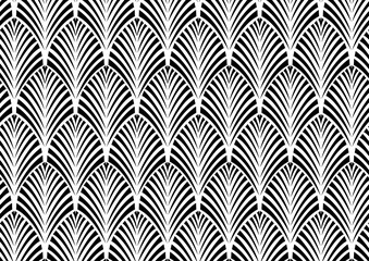 linear vector pattern, repeating abstract Geometry background, gray line of leaf or flower, floral. graphic clean design for fabric, wallpaper etc. pattern is on swatches panel.