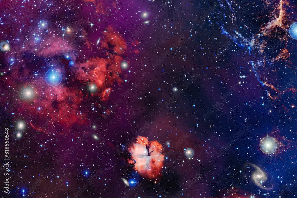 Wall mural nebula, galaxy,starfield, in outer space. infinity universe