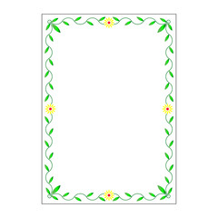 vector image, decorative ornamental frame, original design,