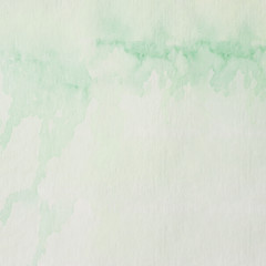 Watercolor background, art abstract surface green watercolor painting textured design on white paper background, banner, backdrop, template, poster, wallpaper