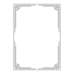 vector image, decorative ornamental frame, original design