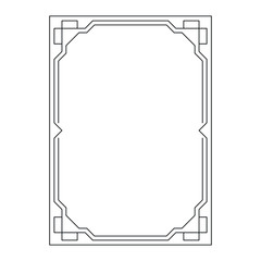 vector image, decorative ornamental frame, original design
