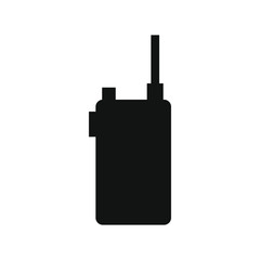 vector icon, shaped walkie talkie