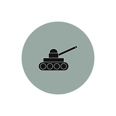 Fototapeta premium vector icon, in the form of military combat car