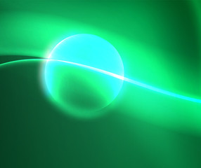 Shiny color bright neon abstract wave template. Abstract bright light. Neon light glowing effect. Space background. Abstract shape