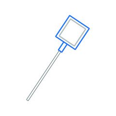 vector icon, shaped pool cleaner