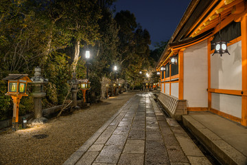 京都 八坂神社の夜景