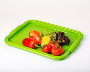  Kitchenware for storing fresh food, fruits and vegetables. Ecological plastic
