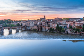 Albi in a summer sunny day,France