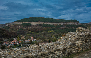 Fototapeta na wymiar View of Veliko Tarnovo in Bulgaria