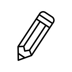 Pencil icon vector trendy design