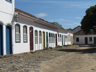 Streets of the Historic Center of Paraty.