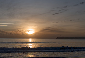 sunrise over the sea