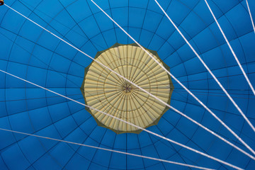 Detail von einem Heissluftballon