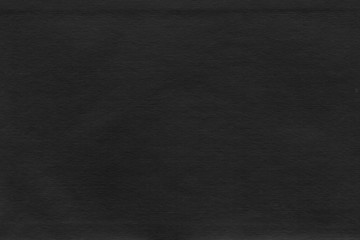 Cardboard black abstract texture close-up. Dark old paper background. Grunge concrete wall. Vintage blank wallpaper.