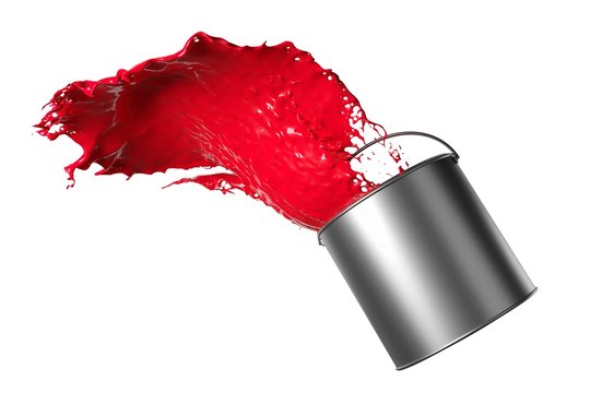 paint bucket splatter