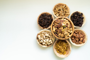 many nuts healthy fat and protein food and snack, ketogenic diet food