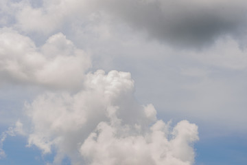 The nature of blue sky with cloud in the morning.