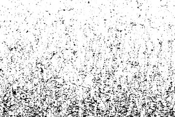 Grunge black and white texture background (Vector). Use for decoration, aging or old layer