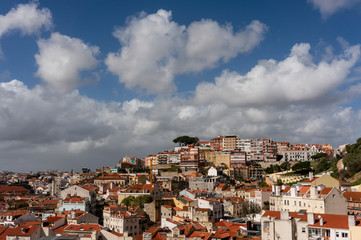 Fototapeta na wymiar Vista de Lisboa e dos seus miradouros, lisboa, portugal