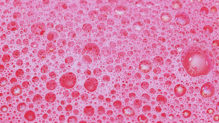 foam teaxture color bubble macro soap bubble blood organic structure pink white