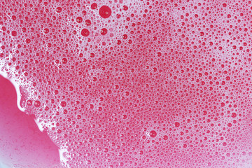 foam teaxture color bubble macro soap bubble blood organic structure pink white