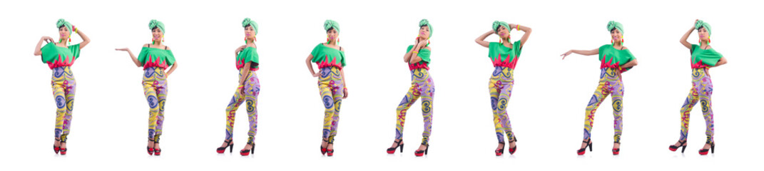 Girl preparing for summer vacation