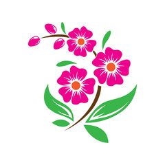 flower for logo design and ornament