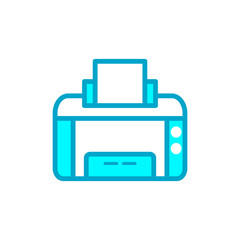 Printer icon vector design template