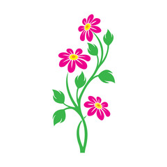 Obraz na płótnie Canvas flower for logo design and ornament