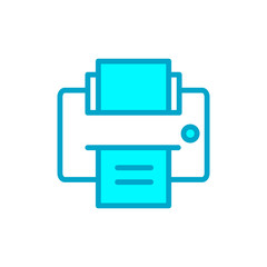 Printer icon vector design template