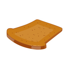 Vector design of bread and toast icon. Graphic of bread and brown stock vector illustration.