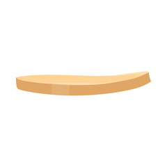 Vector design of bread and toast symbol. Web element of bread and slice vector icon for stock.