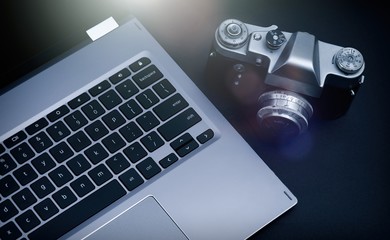 Laptop computer and camera